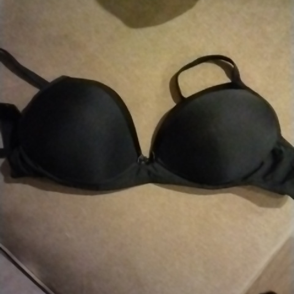 Warner's Elegant Black Bra